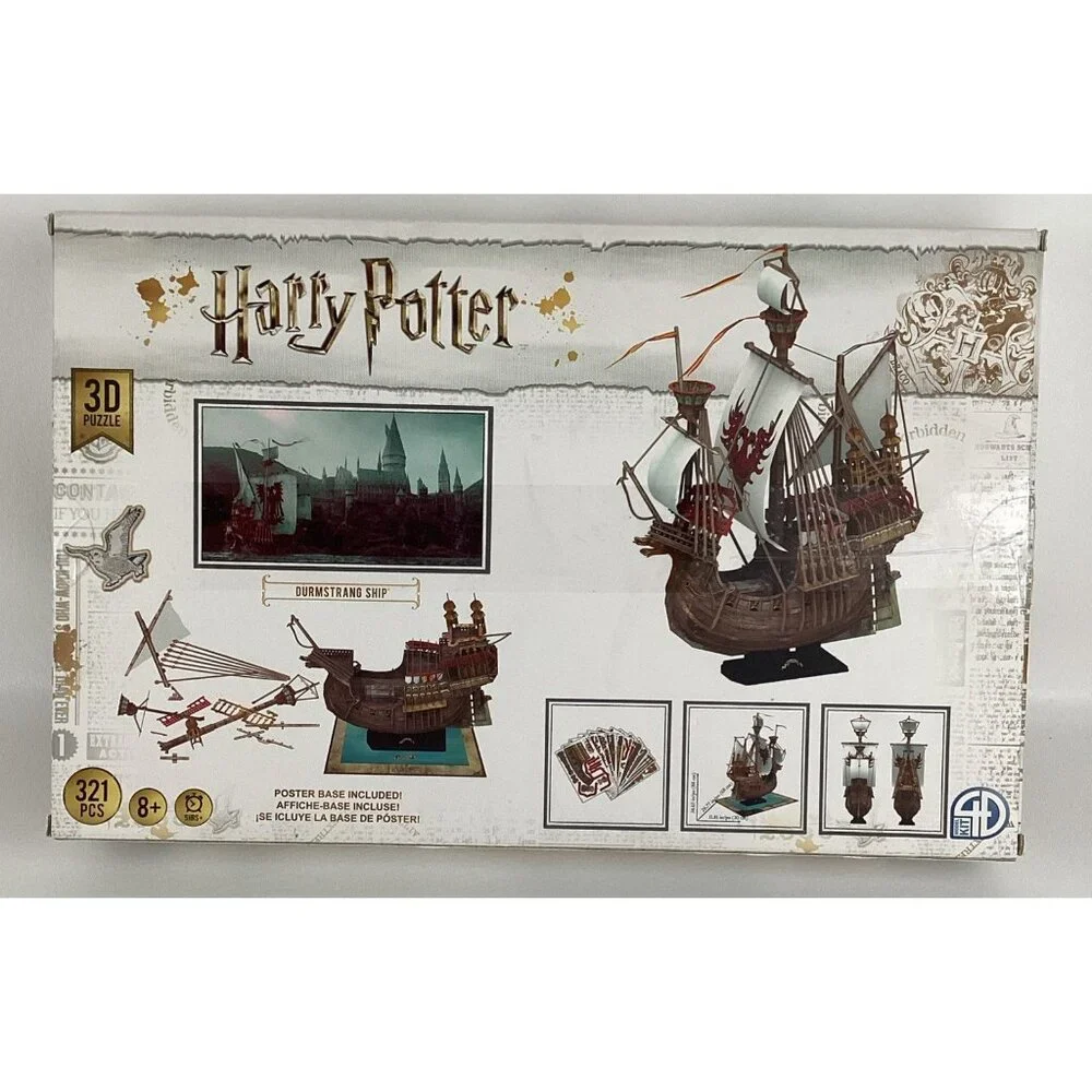 Harry Potter Durmstrang Ship 3D Puzzle Wizarding World Magic Fantasy Model NEW